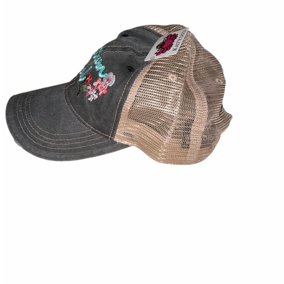 Katydid "Southern Girl" Distressed Trucker Hat, Adjustable, NWT - Picture 2 of 5